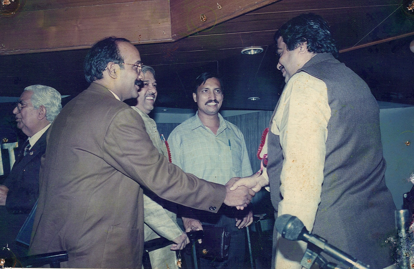 With Shri Nitinji Gadkari at the Occasion of All India Builders' Convention in 1992