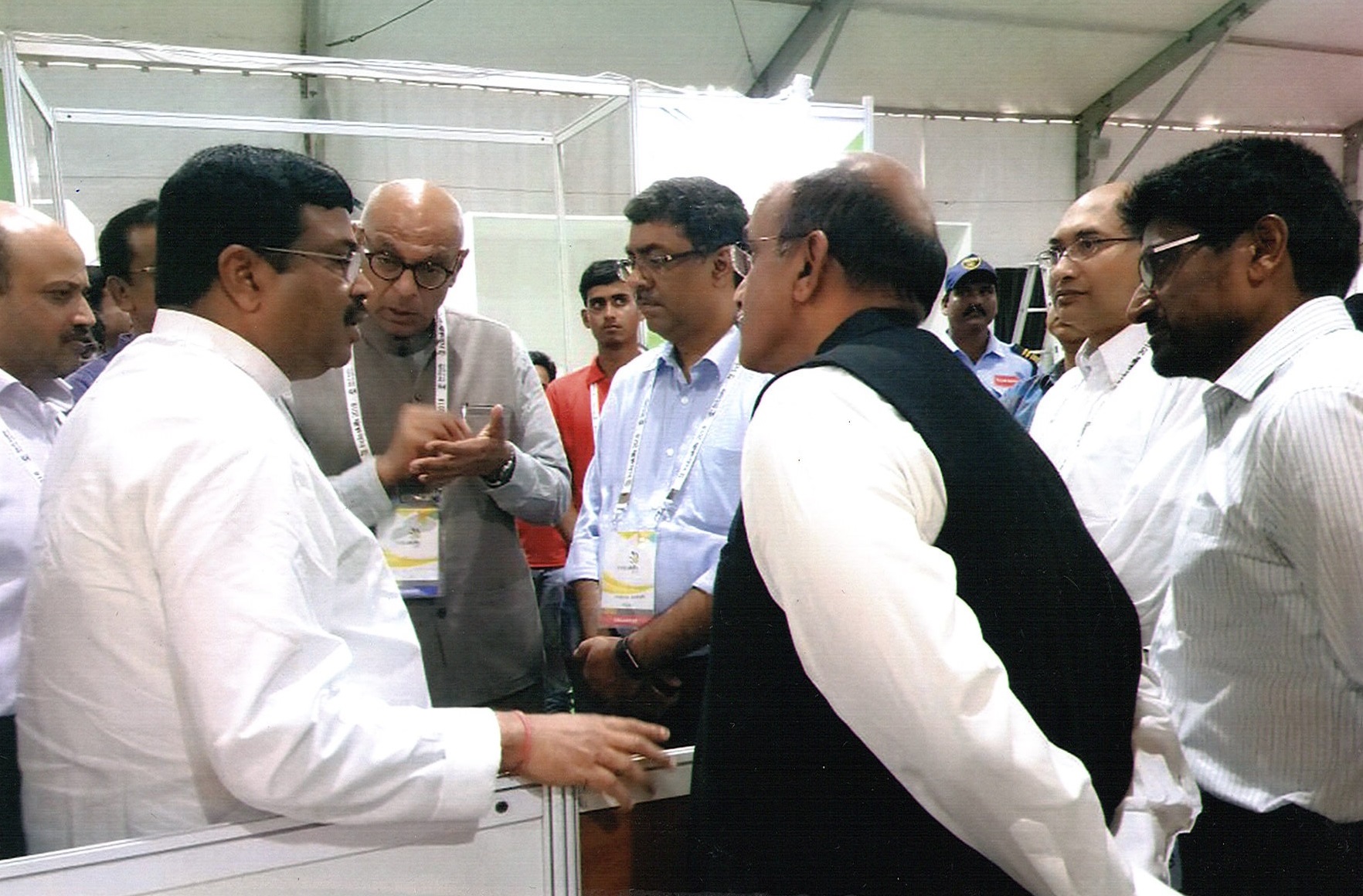 With Oil Minister Shri Dharmendraji Pradhan at India Skills Competition 2018